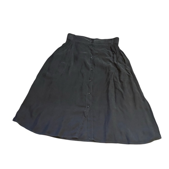 Free People Dark Blue Tambourine Studio button front skirt - Picture 1 of 5